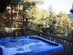 Hot Tub at Moonlight Manor